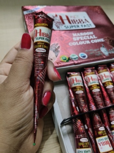 Cône de henné à base de plantes Hibba, henné biologique de qualité supérieure pour l'art corporel, couleur foncée intense, capacité de 25 grammes, action ultra-rapide, logo personnalisé disponible - Product Image 4