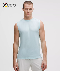 เสื้อกล้ามออกกำลังกายผู้ชาย XEEP Factory Direct Sales รุ่น XC-GTT-22 คุณภาพสูง ระบายอากาศได้ดี แห้งเร็ว ผ้าถัก 100% คอตตอน คอกลม สีพื้น - Product Image 1