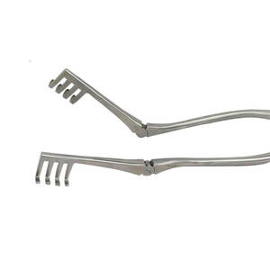 Rétracteur chirurgical auto-retenant Beckman-Adson à pointes coupantes et émoussées en acier inoxydable - Product Image 2