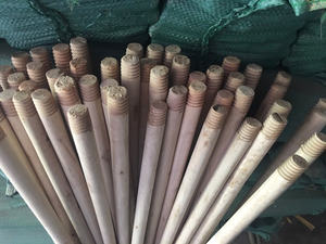 Factory Promotional Cleaning Tools Supply Natural Wooden <b>Broom</b> Handle Wooden Poles <b>Broom</b> Stick - Product Image 5