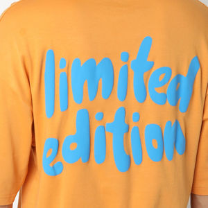 T-shirt personnalisé en coton 100% délavé à l'acide pour l'été avec impression courte, ensemble vintage été hip-hop t-shirt et short pour hommes - Product Image 6