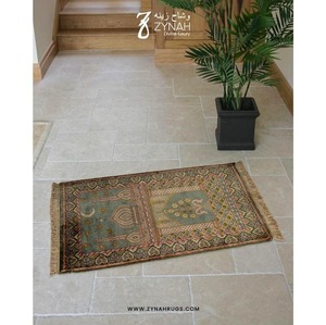 Alfombra de Oración Islámica de Viscosa de Lujo Quiet Bloom de la Mejor Calidad, Alfombra Suave para Namaz Musulmán, para el Hogar o la Mezquita, en Venta - Product Image 2