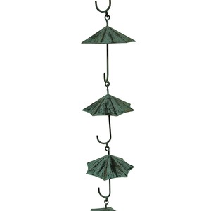 Chaîne de pluie moderne en métal pour la décoration extérieure de la maison, avec une structure solide et un élégant système de suspension - Product Image 5