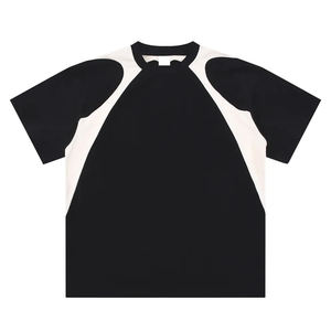 Servicio OEM, Camiseta de Verano, 240g, 100% Algodón, Colores Contrastantes, Manga Corta, Estilo Holgado, Informal, Deportivo, para Club, Sportage - Product Image 1