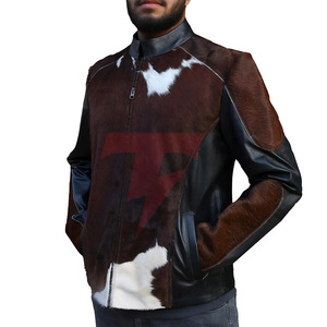 Comfortable Design Custom Crafted Stylish Outerwear Collection Apparel Premium <b>Winter</b> Hair On <b>Leather</b> <b>Jacket</b> For Men - Product Image 4