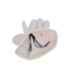 Nouveaux gants de golf 2026 pour les deux mains, en cuir véritable, respirants, unisexes, à enfiler, blancs - Product Image 5