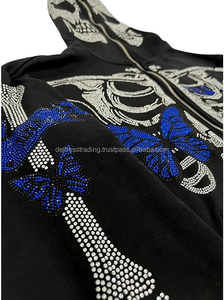 Nouveau sweat à capuche strass pour hommes Basics coton mélangé sweats à capuche hommes sweats à capuche personnalisés sweat pour hommes au prix de gros - Product Image 4