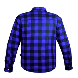 Chemise en flanelle unisexe 2026 Moto 100% coton, intérieur thermique, coutures renforcées, finition brossée, col montant, respirante, marque privée - Product Image 2