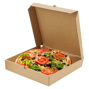 Cajas de Pizza Corrugadas con Logotipo Personalizado al por Mayor, Empaquetado de Alimentos Ecológico B2B - Product Image 1