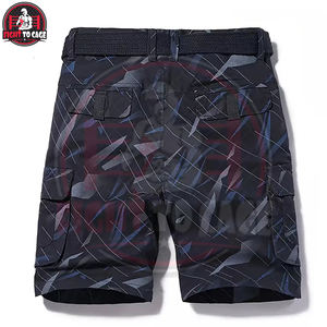 Pantalones cortos cargo para hombre de la más alta calidad, transpirables, modernos, a precio de mayoreo, suaves, estilo urbano, con estampado geométrico y múltiples bolsillos. - Product Image 2
