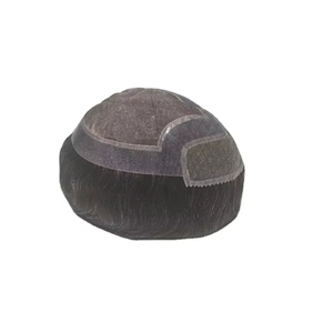 Taz Hair BD Prótesis Capilar de Cabello Humano Remy Indio con Onda Natural y Frente de Encaje, Calidad Premium - Product Image 1