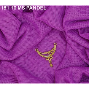 Colgantes Redondos Étnicos de Cobre y Latón Chapados en Oro con Corte Brillante, Colgantes MS, Últimos Diseños de Mangalsutra para Mujeres Indias - Product Image 3