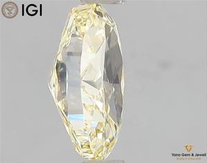 Pièce maîtresse élégante 2,00 CARAT avec certificat IGI, couleur jaune vif fantaisie, clarté VVS2, diamant de forme ovale cultivé en laboratoire CVD - Product Image 5