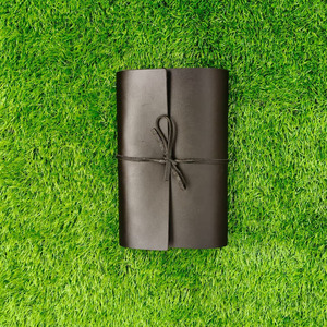 Black Leather Planner <b>Book</b> <b>A5</b> Diary Cover Office Journaling Notebook Latest Design Low Rate Good Material Card Holders Slim <b>Note</b> - Product Image 1