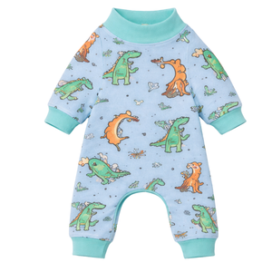Dog <b>Pajamas</b> <b>Onesie</b> Dragon Print Soft Stretch Pet Sleepwear Cozy Breathable All Season Nightwear For Small Medium Dogs Indoor Use - Product Image 4