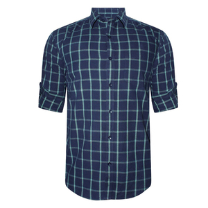 100% Cotton Short Sleeve O-Neck Solid Eco-Friendly Breathable Slim Fit Men's Formal Oversized <b>Flannel</b> Shirt Customized - Product Image 3