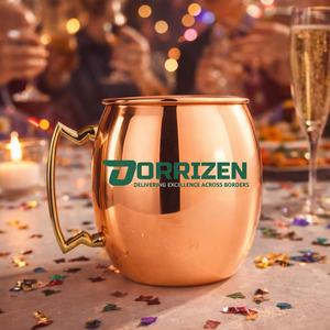 Taza de Cerveza de Cobre Premium Más Vendida, Elegante Vaso para Beber, Construcción Duradera para Agua, Cerveza, Cóctel Moscow Mule, Uso Diario en el Hogar y Bar - Product Image 5