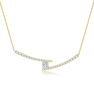 Exquisito Collar con Colgante de Diamante Cultivado en Laboratorio en Oro Amarillo de 14K, Joyería Fina Sostenible para Mujer - Product Image 1