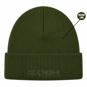 Cosh International Custom Logo Factory-direct Supply Autumn/winter <b>Wool</b> <b>Beanie</b> Warm Ear-protecting Trendy Hip-hop Fashion Hat - Product Image 1