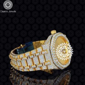 Charm Jewels Luxury Tonneau Quartz <b>Watch</b> Yellow Gold Case Diamond Bezel Analog Dial Women Fashion - Product Image 3