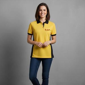 Polos Casuales Lisos de Alta Calidad para Mujer, Camisa de Verano Elegante Personalizada para Mujer, Nuevos Polos de Algodón con Cuello Alto - Product Image 4