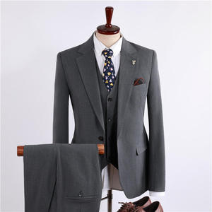 Costumes d'affaires ajustés pour hommes, 2 pièces, blazers à revers pointus, smokings, simple boutonnage, costume homme pour occasions formelles, grandes tailles, braguette zippée - Product Image 4