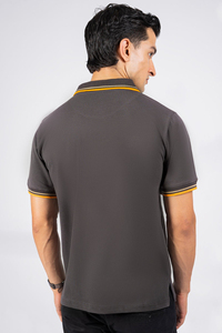 Camiseta de Hombre de Moda, Color Personalizado, Tejido de Punto, Secado Rápido, Manga Corta, Poliéster/Algodón de Alta Calidad - Product Image 4