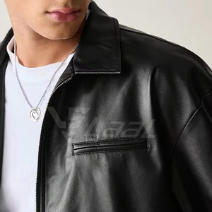 Comfortable Fit Stylish Outerwear Premium Quality Winter <b>Jacket</b> For Trendy Look <b>Men</b> <b>Leather</b> <b>Jacket</b> - Product Image 6