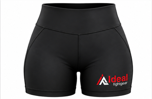 Shorts de yoga taille haute sans couture en tissu brossé 220g pour femme, séchage rapide, respirant, effet froncé aux fesses, pour fitness, cyclisme, gym et course à pied - Product Image 3