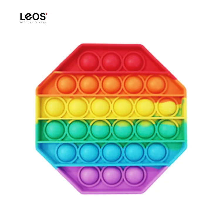 Радуга сенсорная игрушка Popit Непоседа куб игрушки для снятия стресса