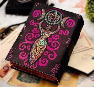Handmade Genuine Leather <b>Journal</b> Diary Notebook Vintage Antique Leather Bound <b>Journal</b> with Handmade Paper Blank Diary <b>Writing</b> - Product Image 5