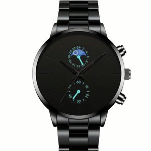 นาฬิกาข้อมือผู้ชายแฟชั่น 7065 สายสตีลถักบางเฉียบ นาฬิกาสปอร์ตชาย 2021 Montres Hommes - Product Image 6