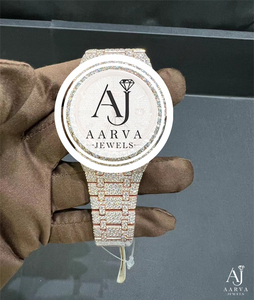 Reloj Analógico Mecánico de Acero Inoxidable con Esfera Redonda y Cristal, Brazalete de Lujo, Joyería de Moda para Regalo y Fiesta - Product Image 3