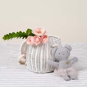 Natural Rattan Kids Bag Colorful Baby <b>Backpack</b> Eco-friendly Best Quality Handmade Pack Bags for Little <b>Children</b> - Product Image 4