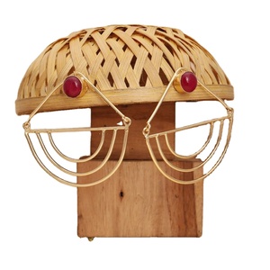 Pendientes de Plata Oxidada ARTS JEWELS, con Baño de Oro Antiguo, Diseño de Campana, Zirconia con Corte de Pera y Engaste en Bisel, Clásicos para Boda - Product Image 1