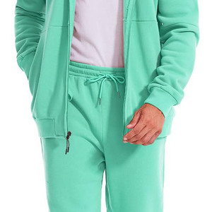 Customized 100% Cotton Custom Printing <b>Jogging</b> Track Sweat Suit Unisex Men Jogger Sweat Suit Tracksuit Sweatpants Hoodie Set - Product Image 2