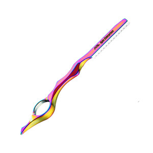 Peigne de coiffure professionnel pour la coupe et la texturisation des cheveux, avec lames remplaçables en acier inoxydable, pour salon, barbier et usage domestique - Product Image 6
