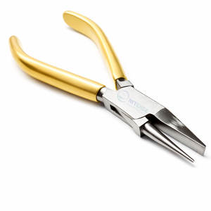 Pince à bijoux de qualité supérieure avec mâchoires rondes et plates pour plier, façonner et former les fils, pour la fabrication artisanale de bijoux professionnels. - Product Image 3