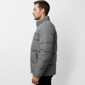 Veste d'hiver épaisse pour homme, veste matelassée, fournisseur de vêtements streetwear personnalisés - Product Image 3