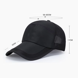 Unisex Custom Mesh Trucker Cap 6-Panel Adjustable 100% Polyester Front Panel Solid Color Casual Four Seasons Adult <b>Hat</b> - Product Image 1