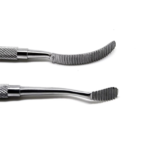 Azicon's Pair of Dental Bone Files #<b>12</b> & #45 - Double Ended Howard #<b>12</b> & Miller #45 Bone File Stainless Steel Alveoloplasty Set - Product Image 3