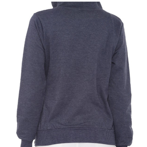 Sweat-shirts à capuche décontractés pour femmes, hiver, fermeture éclair, 100% coton, molleton épais, écologiques, respirants, séchage rapide, impression de logo personnalisée - Product Image 4