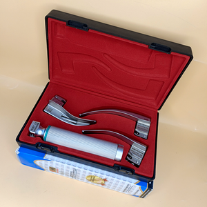 LAPA-733073-2-2 Laryngoscope Macintosh Fiber Optic 3 Blade 1-2-3 Set Adult Handle Premium Quality Blister Box Packed - Product Image 3