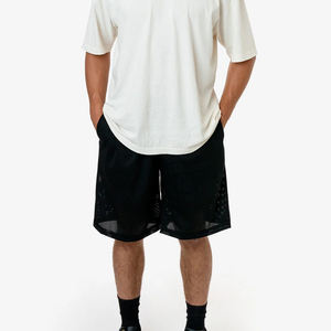 Shorts de sport pour homme en coton poly, logo personnalisé, respirants, pour la course à pied et la gym. - Product Image 6