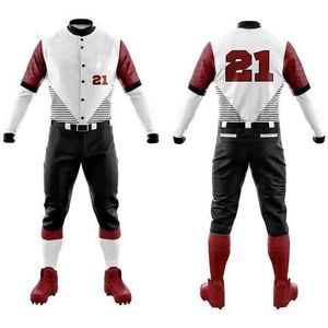 New Arrival <b>Baseball</b> Uniform Jersey Breathable 100% Polyester Unisex Adult Sportswear Softball Team Short Quick Dry Team Name - Product Image 2