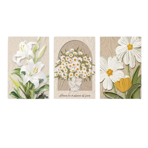 Conjunto de Impresiones de Arte Floral Minimalista para Pared, Impresión Digital en Papel Ecológico, Decoración para el Hogar - Product Image 2