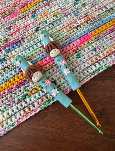 Handicraft Indian Durable High Quality Stylish Resin <b>Crochet</b> <b>Hook</b> Sewing Handmade by Artisans Humran Export - Product Image 2