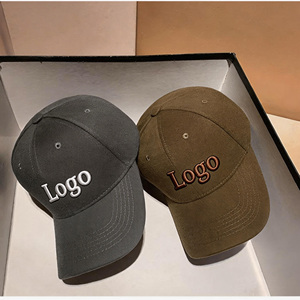 Custom Caps New Style Pure Cotton Embroidered Baseball Cap Men's & Women's Casual Sun-Protection Sunshade Hat for Summer - Product Image 2