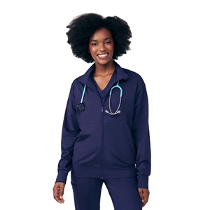 NOUVEAU Blouse de travail unisexe à manches longues pour infirmières, uniforme d'hôpital, en tissu polyester tissé, vente en gros de haute qualité - Product Image 4