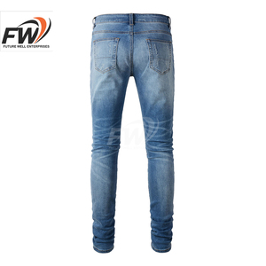 Pantalones Vaqueros de Mezclilla de Alta Calidad, Corte Ajustado, a la Moda, para Hombre, Fabricante, Precio al por Mayor 2025, Pantalones de Mezclilla para Adultos - Product Image 3